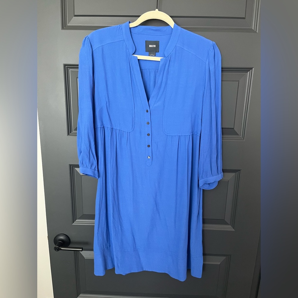 Maeve Blue 3/4 Sleeve Dress